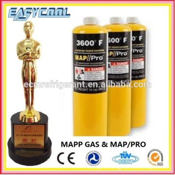 map pro welding torch mapp gas cylinder for BBQ and Household